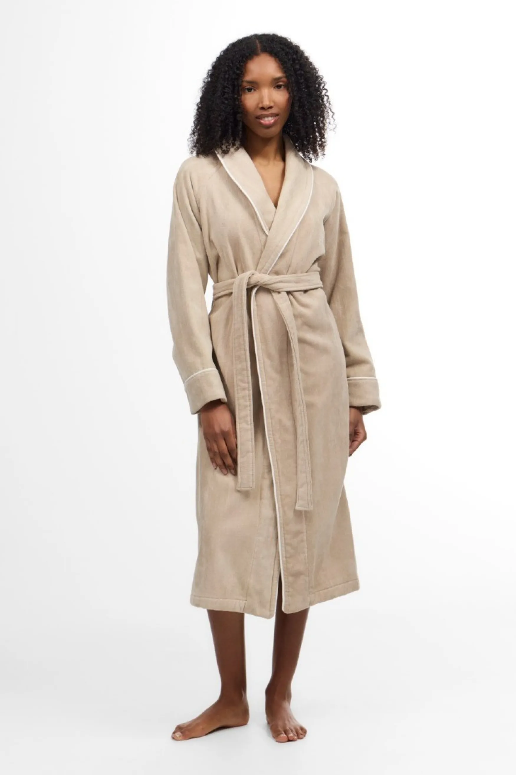 Sale Balmuir Portofino robe, dark taupe