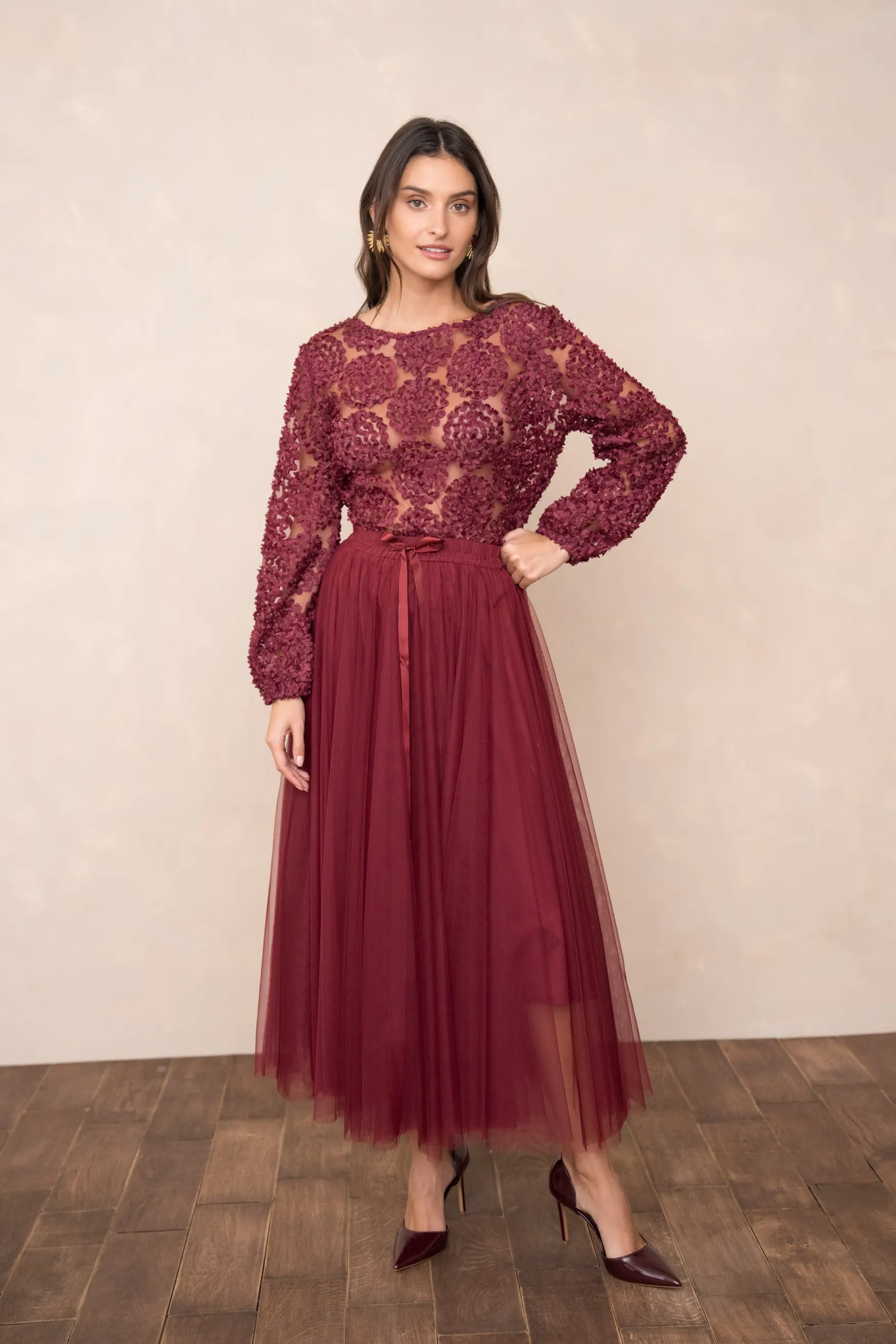 Sale Choklate Paris Rosette blouse, bordeaux