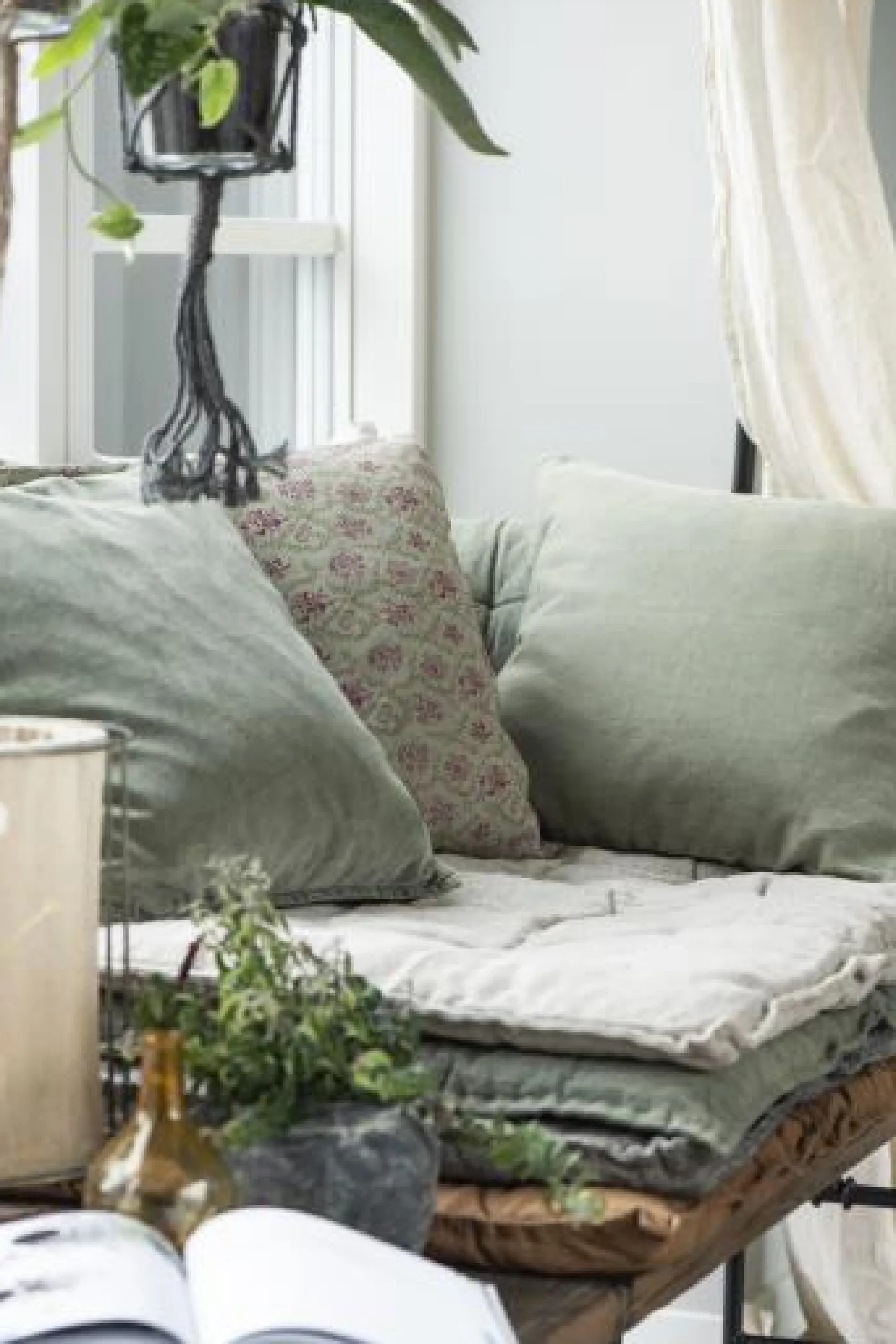 Fashion Ib Laursen Samettityynynpäällinen 52x52, olive