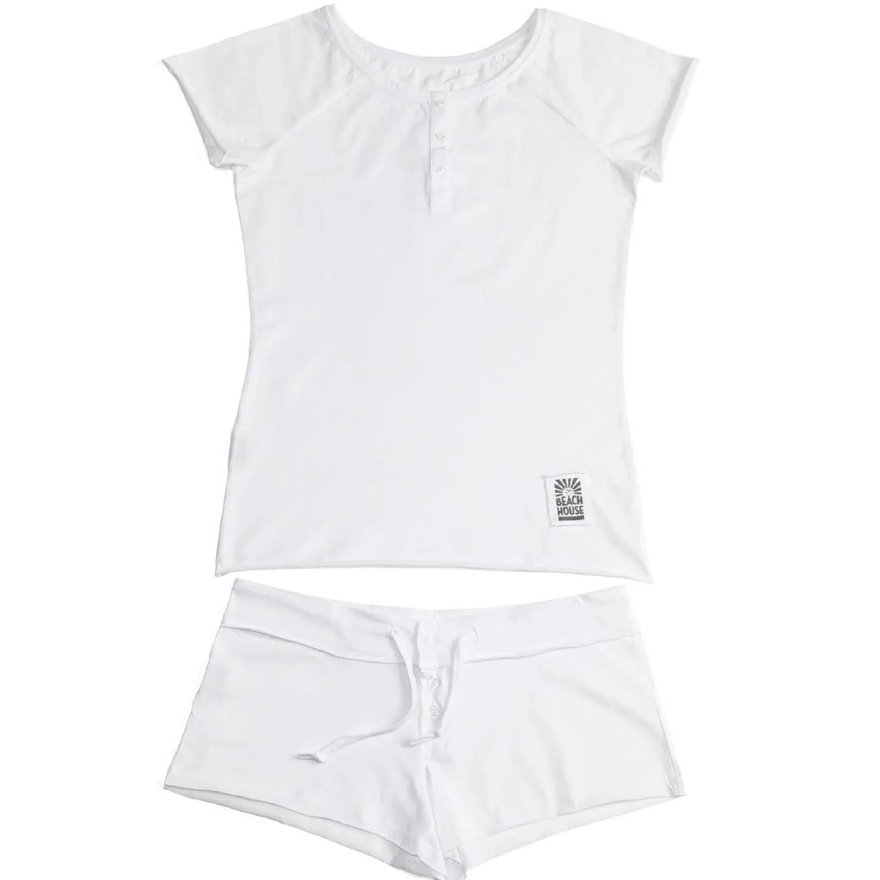 Clearance Beach House Shortsipyjama, white