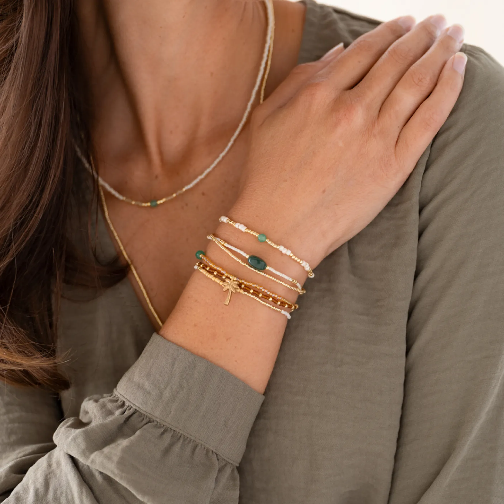 Best A Beautiful Story Splash aventurine bracelet