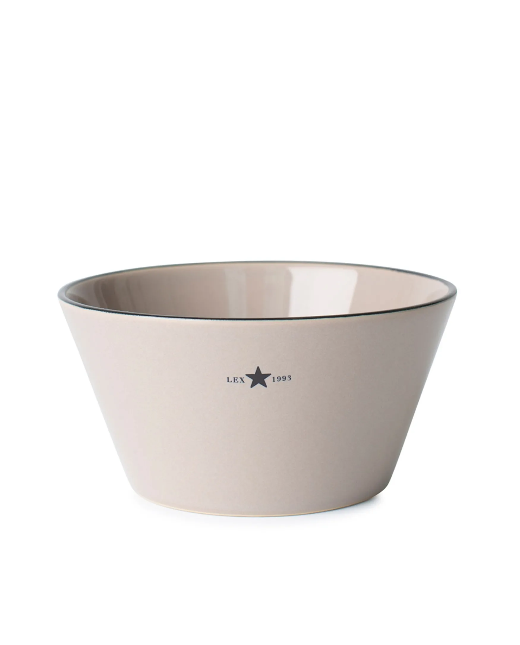 Outlet Lexington Company Stoneware bowl, beige/dark blue