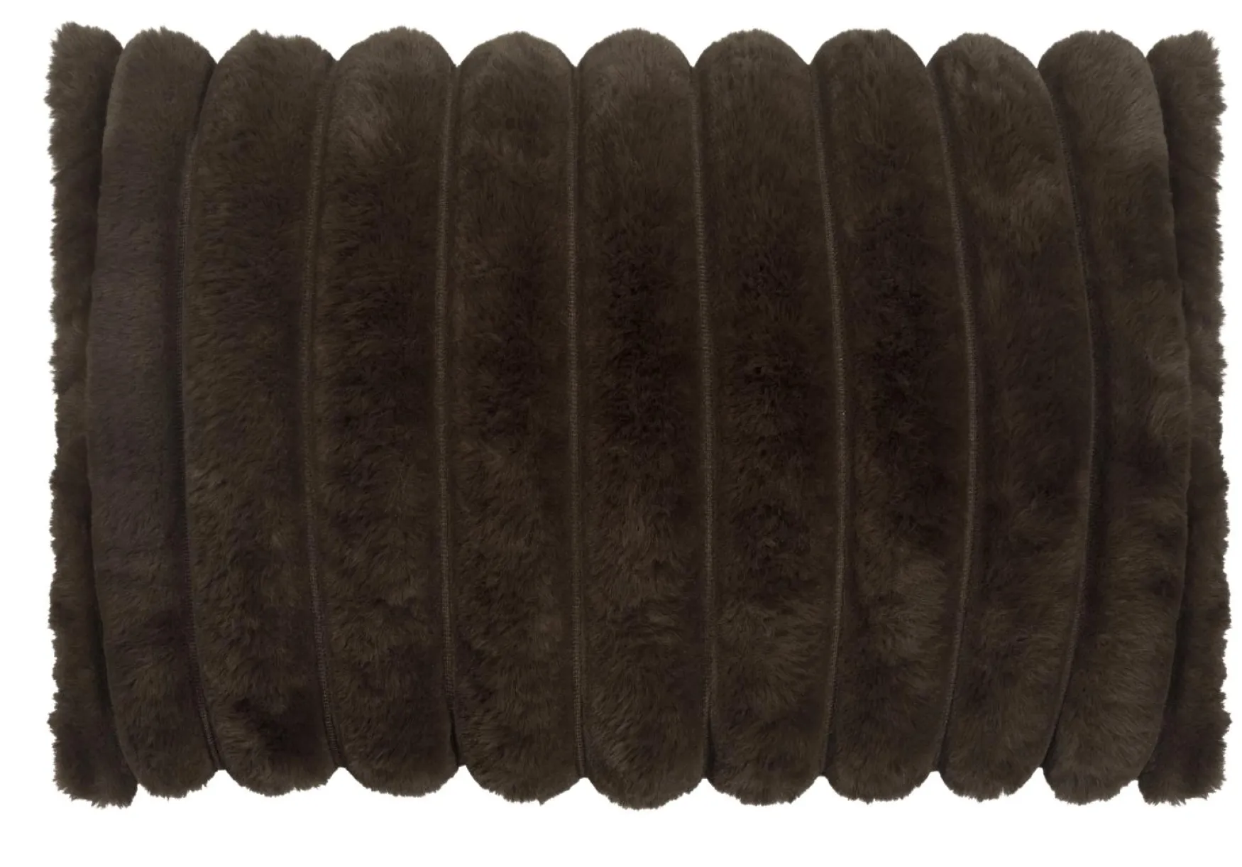 Fashion Skinnwille Striped wave pillow 40x60, brown