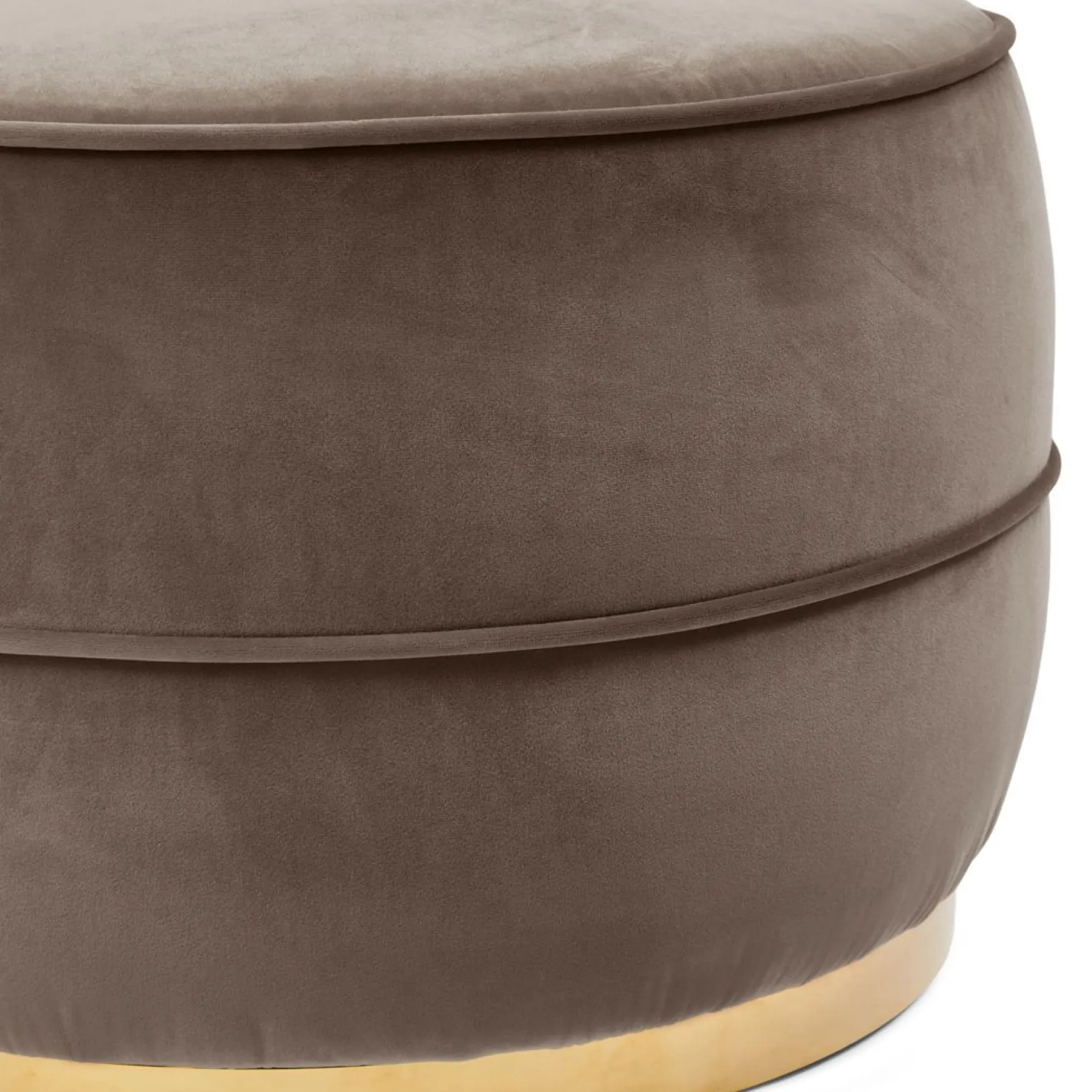 Clearance Rivièra Maison Taylor footstool, mohet grey