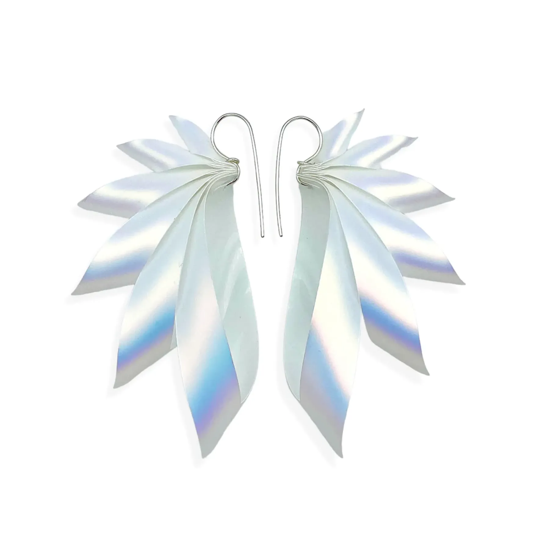 Discount ByFossdal The wings silver medium, rainbow matte