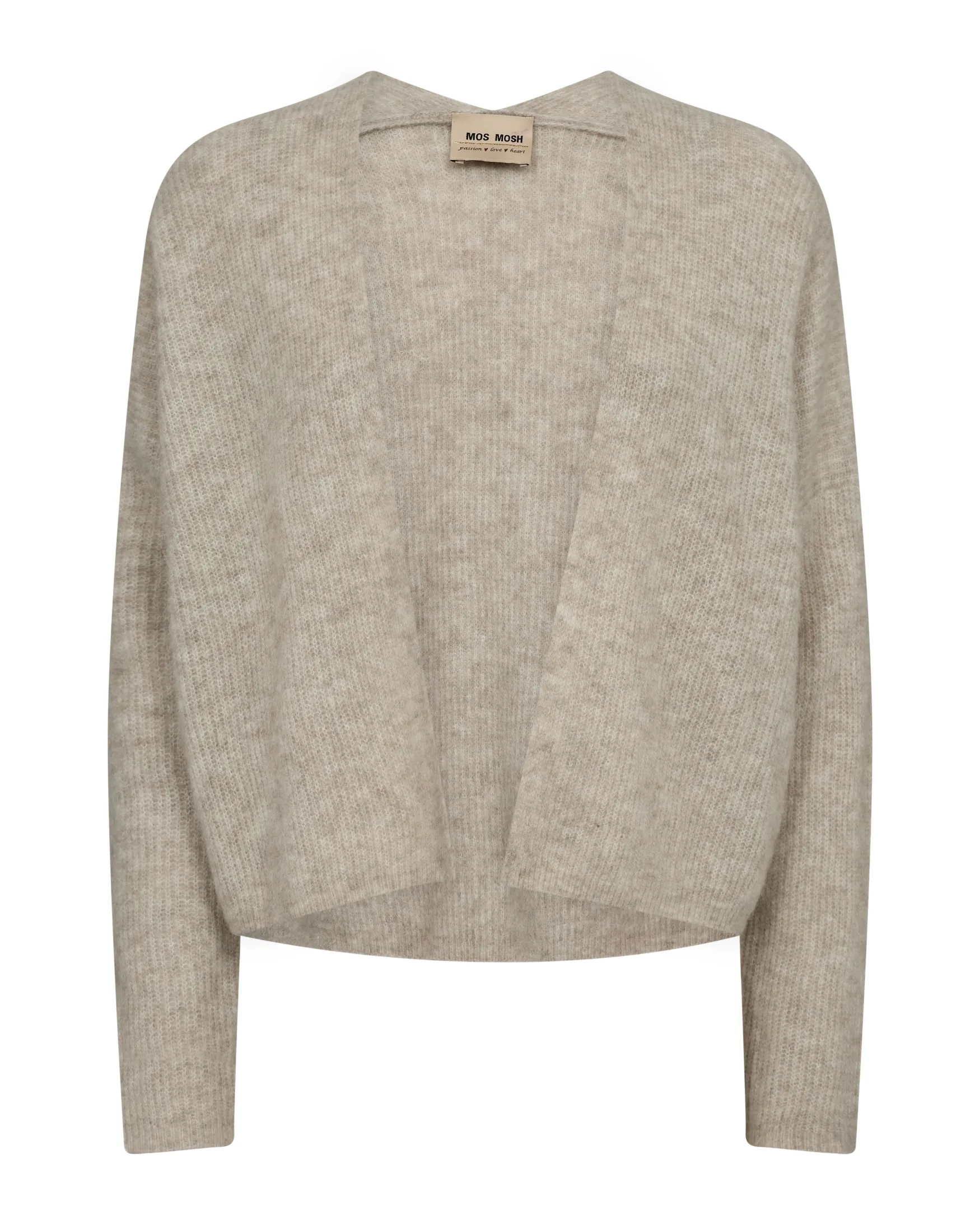 Online Mos Mosh Thora relax knit cardigan, feather gray