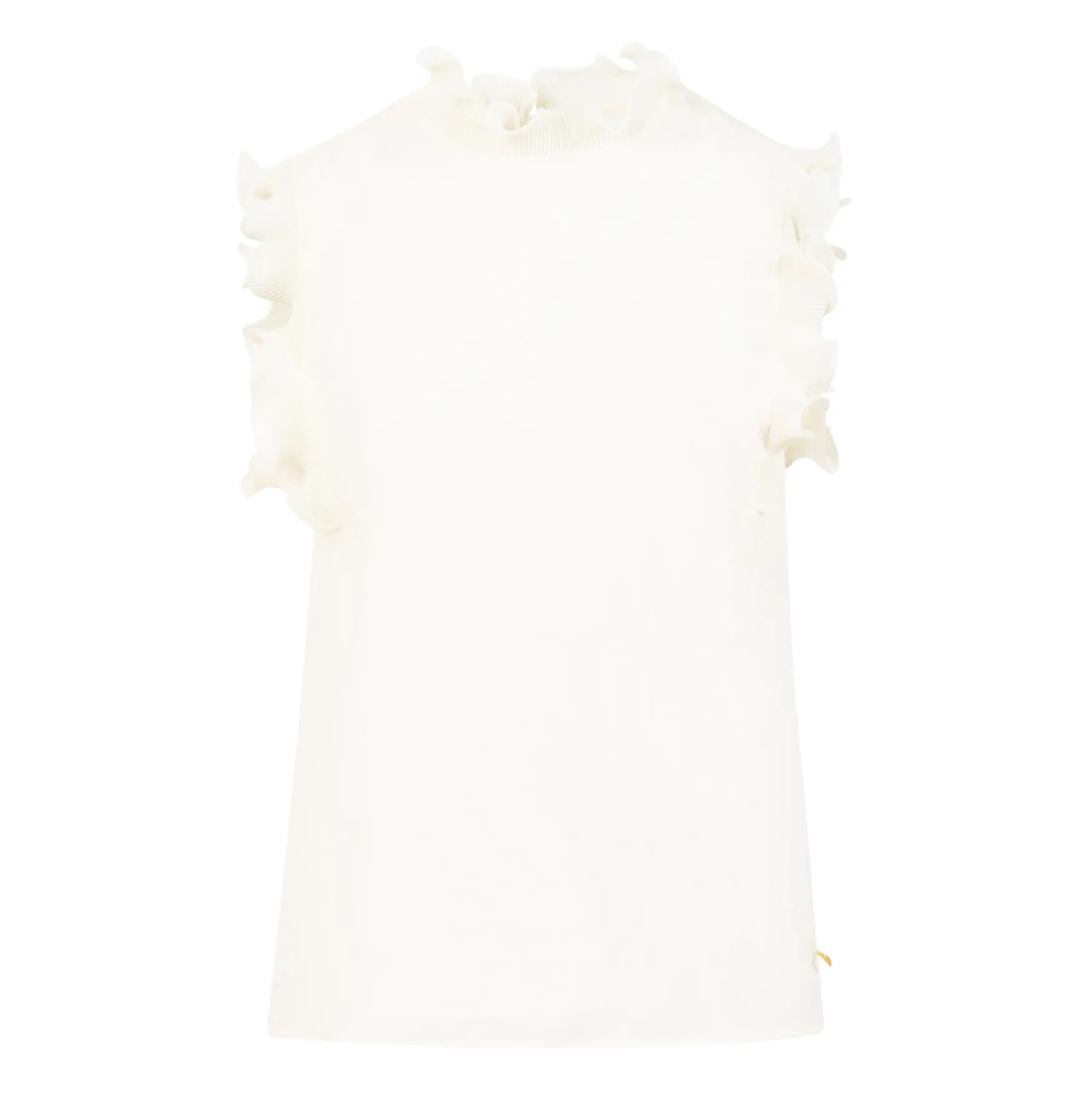Discount Coster Copenhagen Top with ruffles, creme