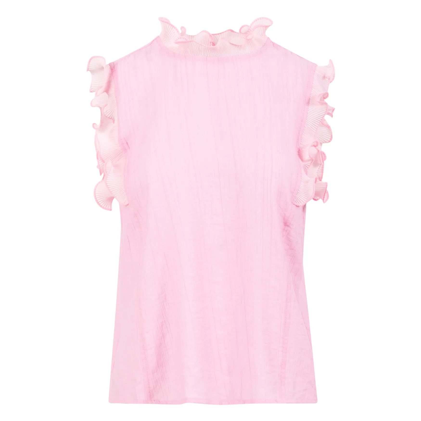 Clearance Coster Copenhagen Top with ruffles, magenta