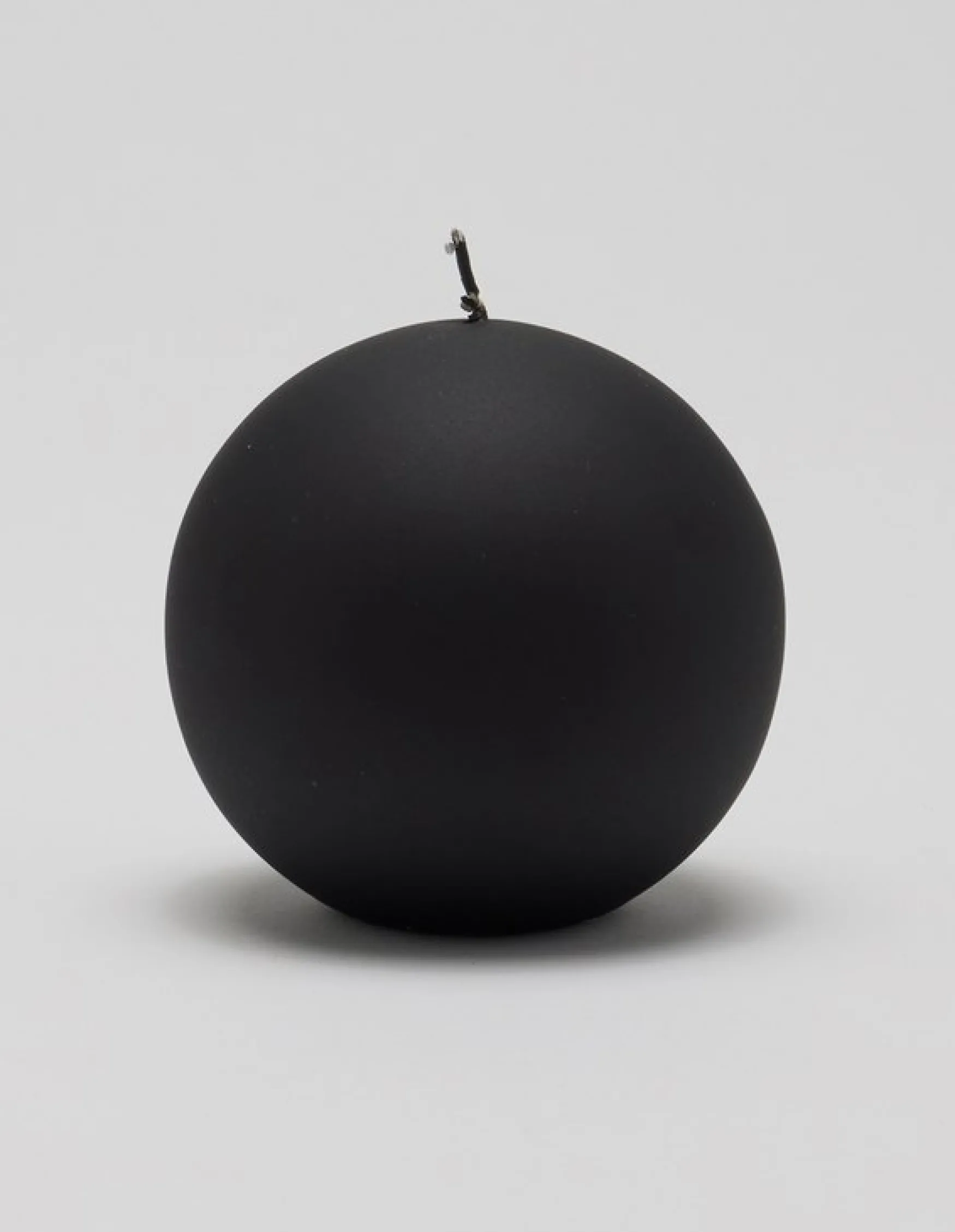 Online Balmuir Velvet ball candle 10cm, black