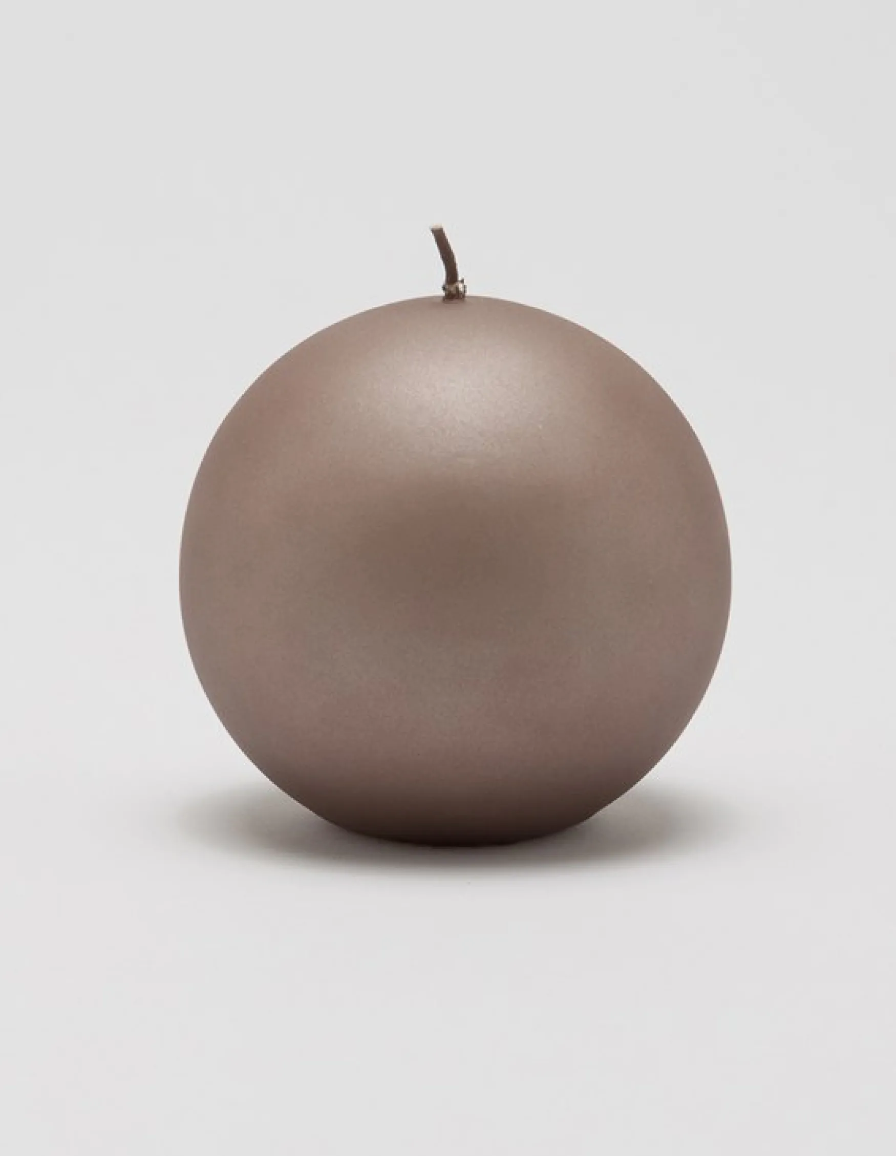 New Balmuir Velvet ball candle 10cm, smoke