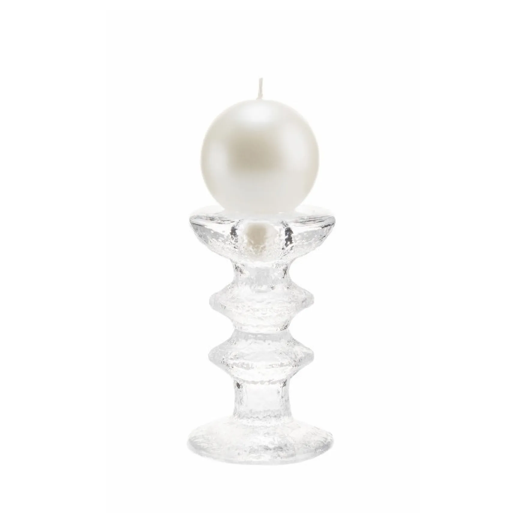 Best Balmuir Velvet festivo candle 6cm, pearl