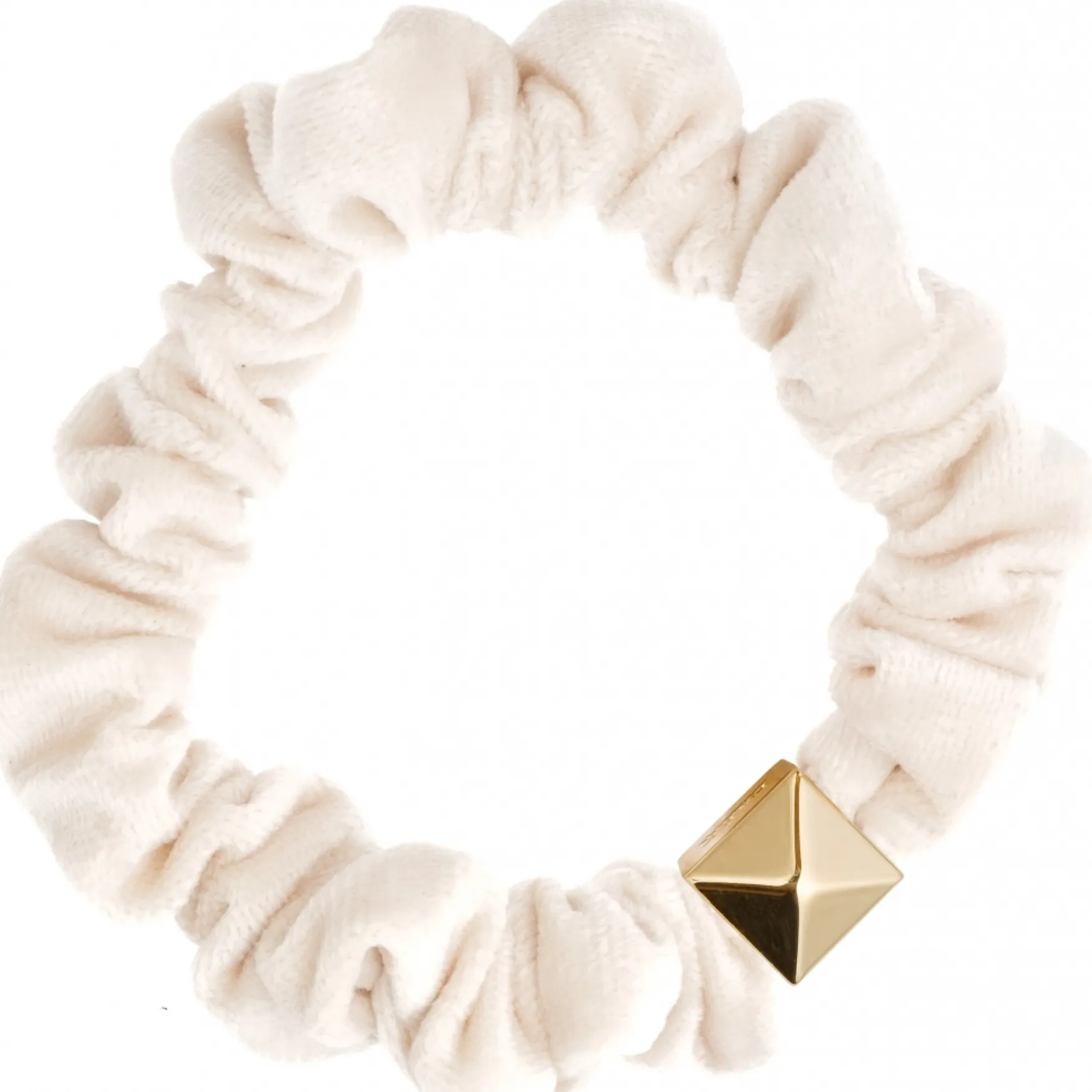 Sale DARK department Velvet mini scrunchie, off white