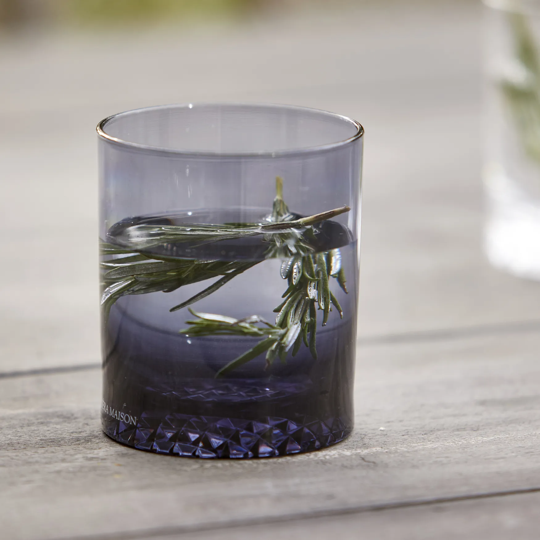 Clearance Rivièra Maison Vittoria water glass, blue