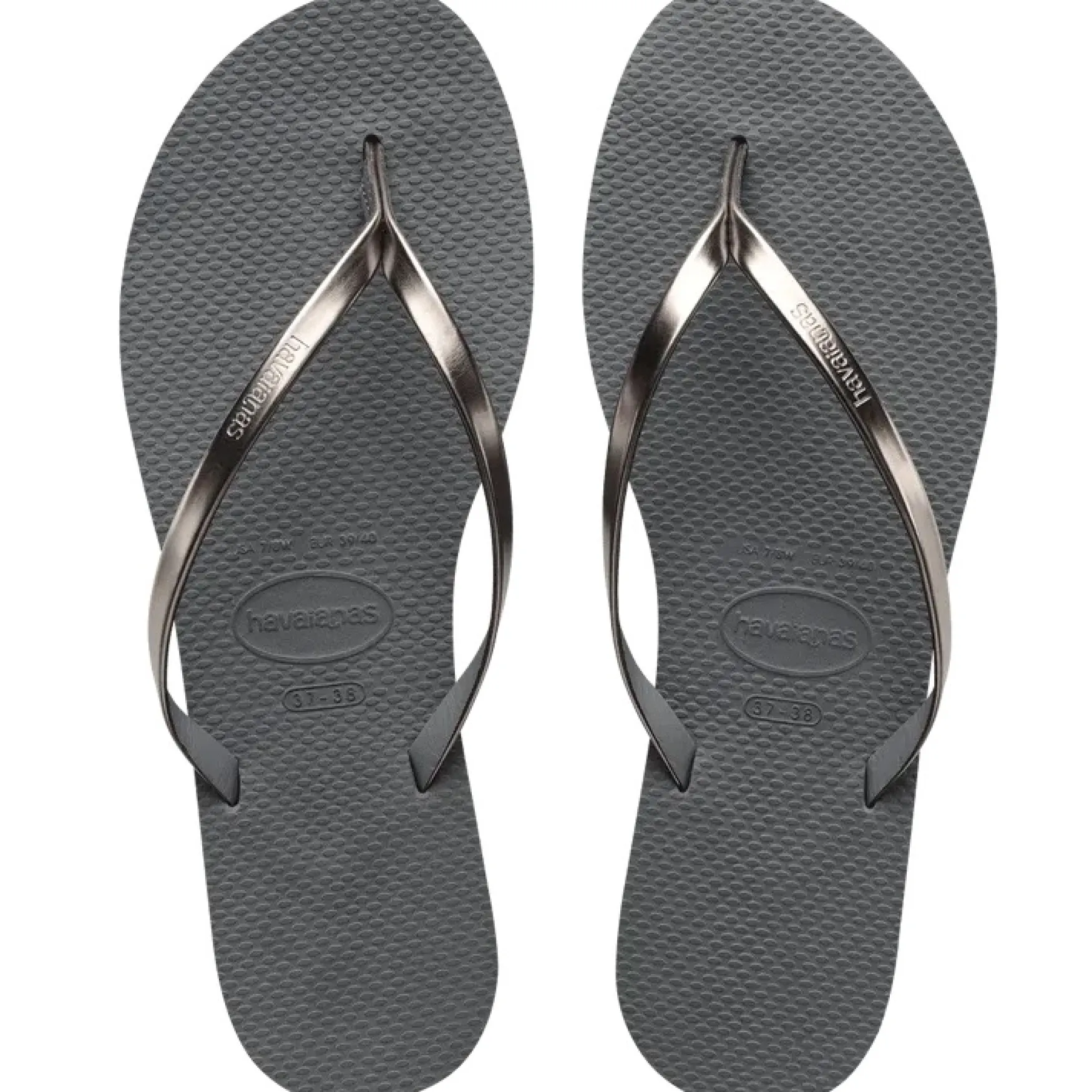 Sale Havaianas You Metallic, grey steel
